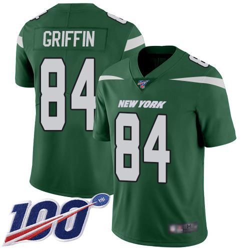 New York Jets Limited Green Youth Ryan Griffin Home Jersey NFL Football 84 100th Season Vapor Untouchable